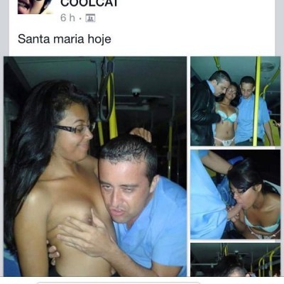 Fotos Mulher fez sexo com motorista e trocador