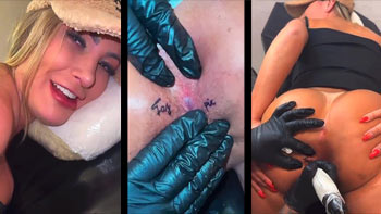 Andressa Urach tatuando o cu